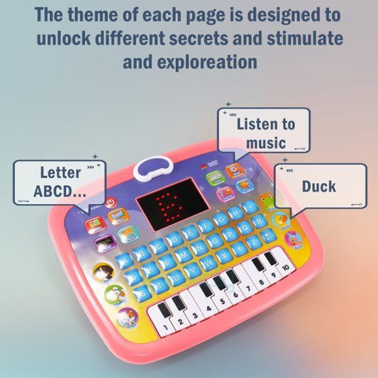 2024 NEW Educational Learning Toy iPad for Kids & Toddlers Ages 2-7