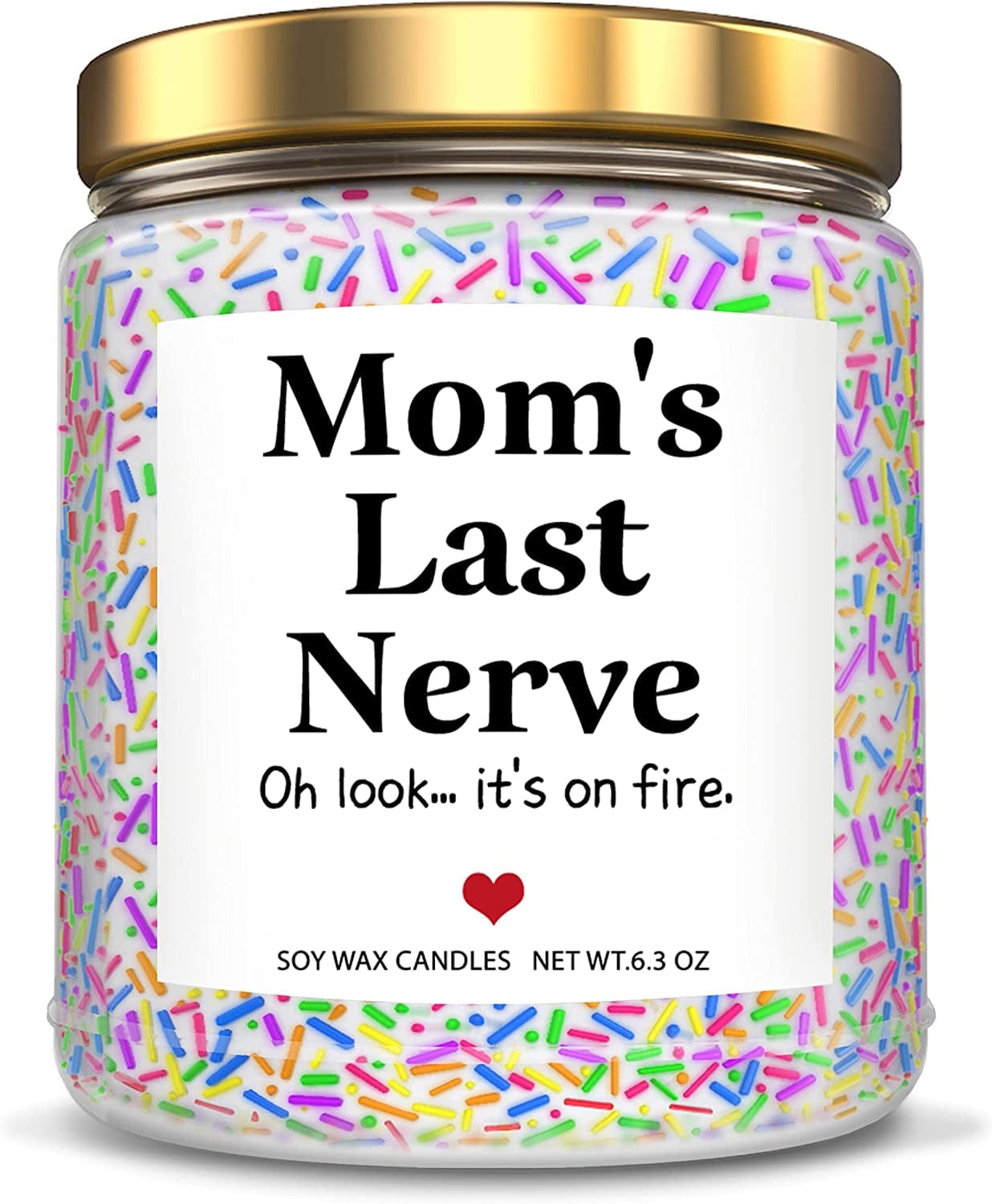 Scented Soy Candle Gifts for Mom: Funny Novelty Thank You Presents for Mother's Day