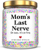 Scented Soy Candle Gifts for Mom: Funny Novelty Thank You Presents for Mother's Day