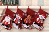 Set of 5 Christmas Stockings: Santa Candy Gift Socks for Tree Decor - Mix & Match Festive Hanging Ornaments  ebasketonline   