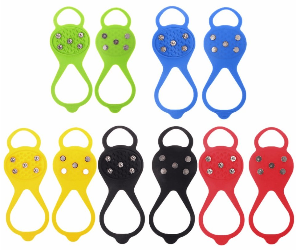 Silicone Climbing Non-Slip Shoe Grip Accessories CJ Blue S  