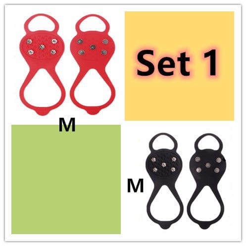 Silicone Climbing Non-Slip Shoe Grip Accessories CJ Set 1  
