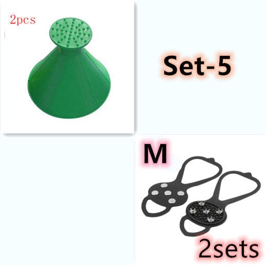 Set 5 Silicone Climbing Non-Slip Shoe Grip