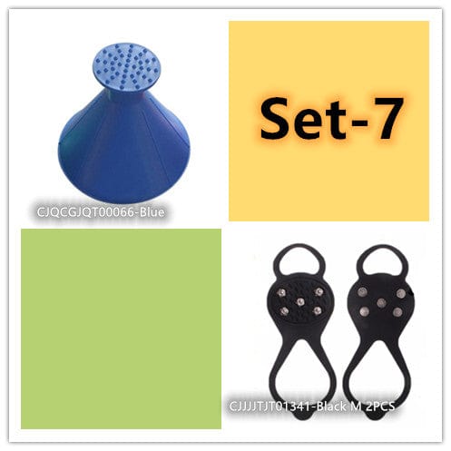 Set 7 Silicone Climbing Non-Slip Shoe Grip