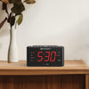Smartset Wireless Charging Alarm Clock Radio Featuring a Large 1.4