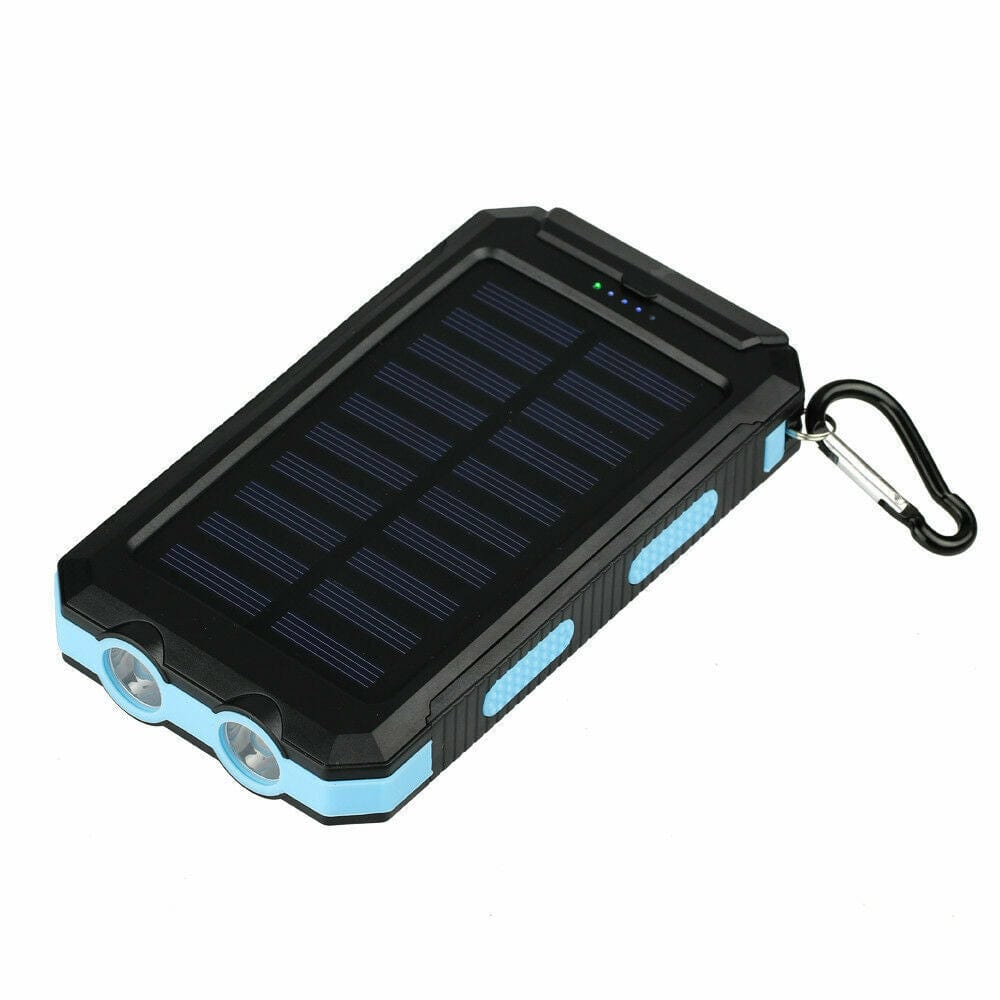 Solar Power on the Go: 10,000mAh Dual USB Portable Solar Battery Charger and Phone Power Bank