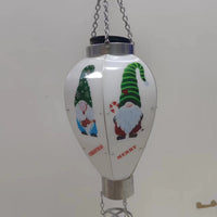 Christmas Style Solar-Powered Outdoor Hot Air Balloon Lantern for Festive Christmas Decoration