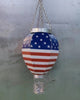 Five Pointed Star Solar-Powered Outdoor Hot Air Balloon Lantern for Festive Christmas Decoration