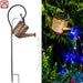 Solar Watering Kettle Can Garden Light