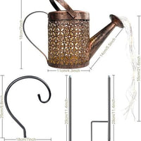 Solar Watering Kettle Can Garden Light