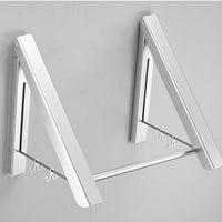 Space Aluminum Foldable Wall Hanger: Invisible, Retractable, Waterproof, and Versatile