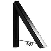 Black Space Aluminum Foldable Wall Hanger: Invisible, Retractable, Waterproof, and Versatile