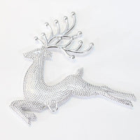 Sparkling Christmas Decor Electroplated Hemp Dot Elk & Tree Pendant