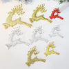 Sparkling Christmas Decor Electroplated Hemp Dot Elk & Tree Pendant