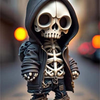 A Spooky Halloween Decor: Cool Skeleton Doll Figurines