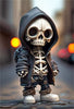 A Spooky Halloween Decor: Cool Skeleton Doll Figurines