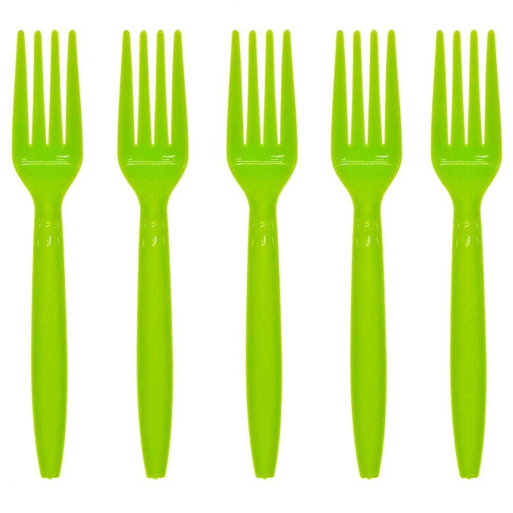 St. Patrick's Day Decorations: Lucky Clover Hat, Irish Shamrock Banner, Cups, and Plates for a Happy St. Patrick's Day Irish Party Accessories CJ Dark green fork 10PCS  