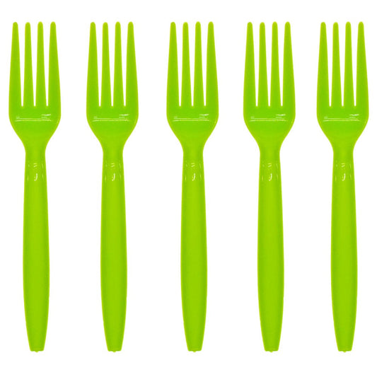 St. Patrick's Day Decorations: Lucky Clover Hat, Irish Shamrock Banner, Cups, and Plates for a Happy St. Patrick's Day Irish Party Accessories CJ Dark green fork 10PCS  