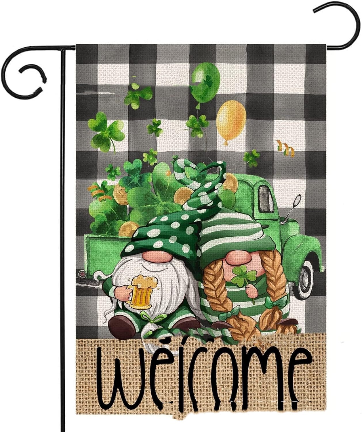 St. Patrick's Garden Banner Decoration Accessories CJ Style 3  