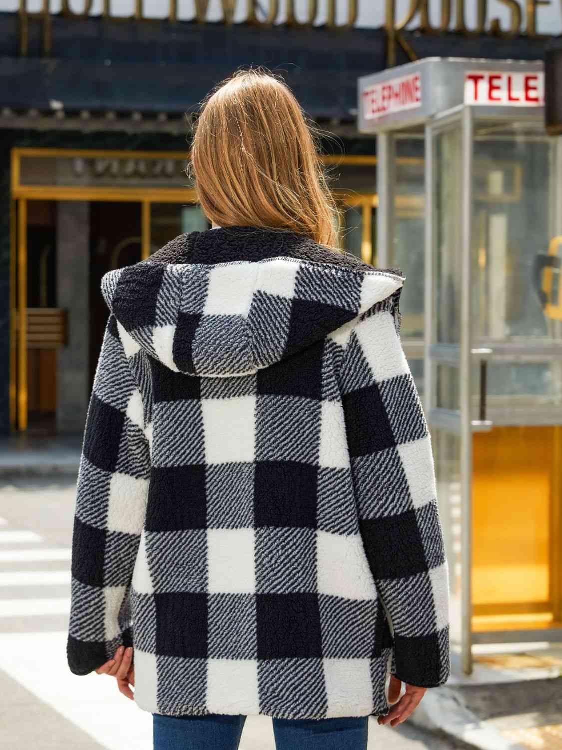 Stylish Two-Side Wear Hooded Coat for Women: Versatile Outerwear Choice  Trendsi   