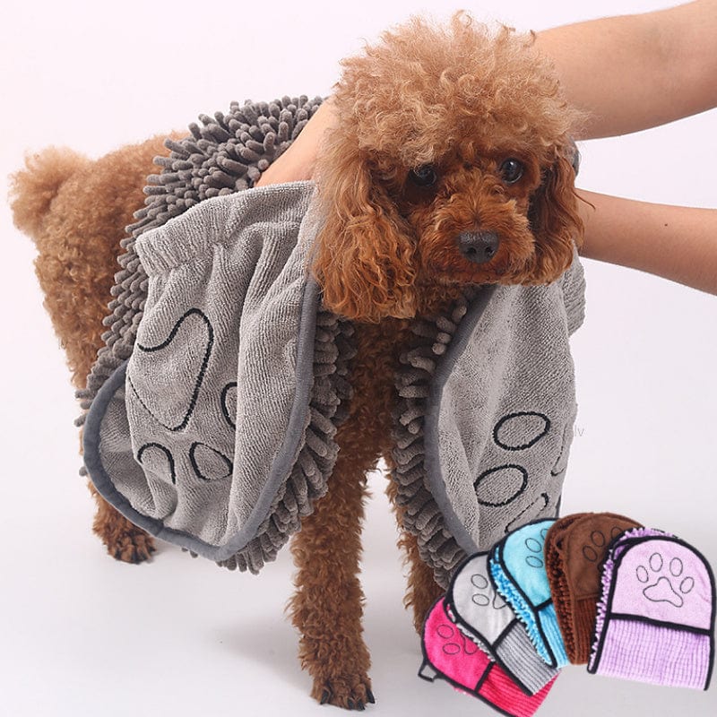 Super Absorbent Dog and Cat Bathrobe and Microfiber Bath Towels Pets CJ   