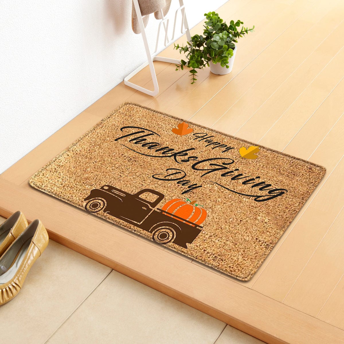 Thanksgiving Dwarf Pattern Floor Rug: A Cozy and Skid-Resistant Home Accent Gifts CJ Thanksgiving 40X60 