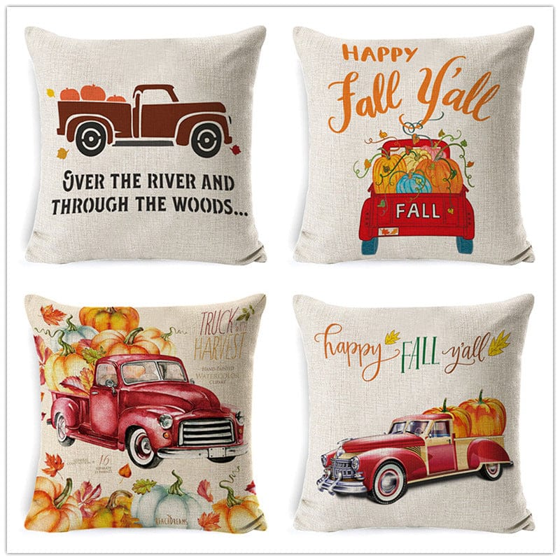 Thanksgiving pumpkin car sofa pillow Gifts CJ   