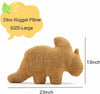 Triceratops Nugget Plush Pillow 21In for Room Decor and Birthday Decorations Creative Gift Ideas for Boys and Girls (Triceratops-Large)  ebasketonline   