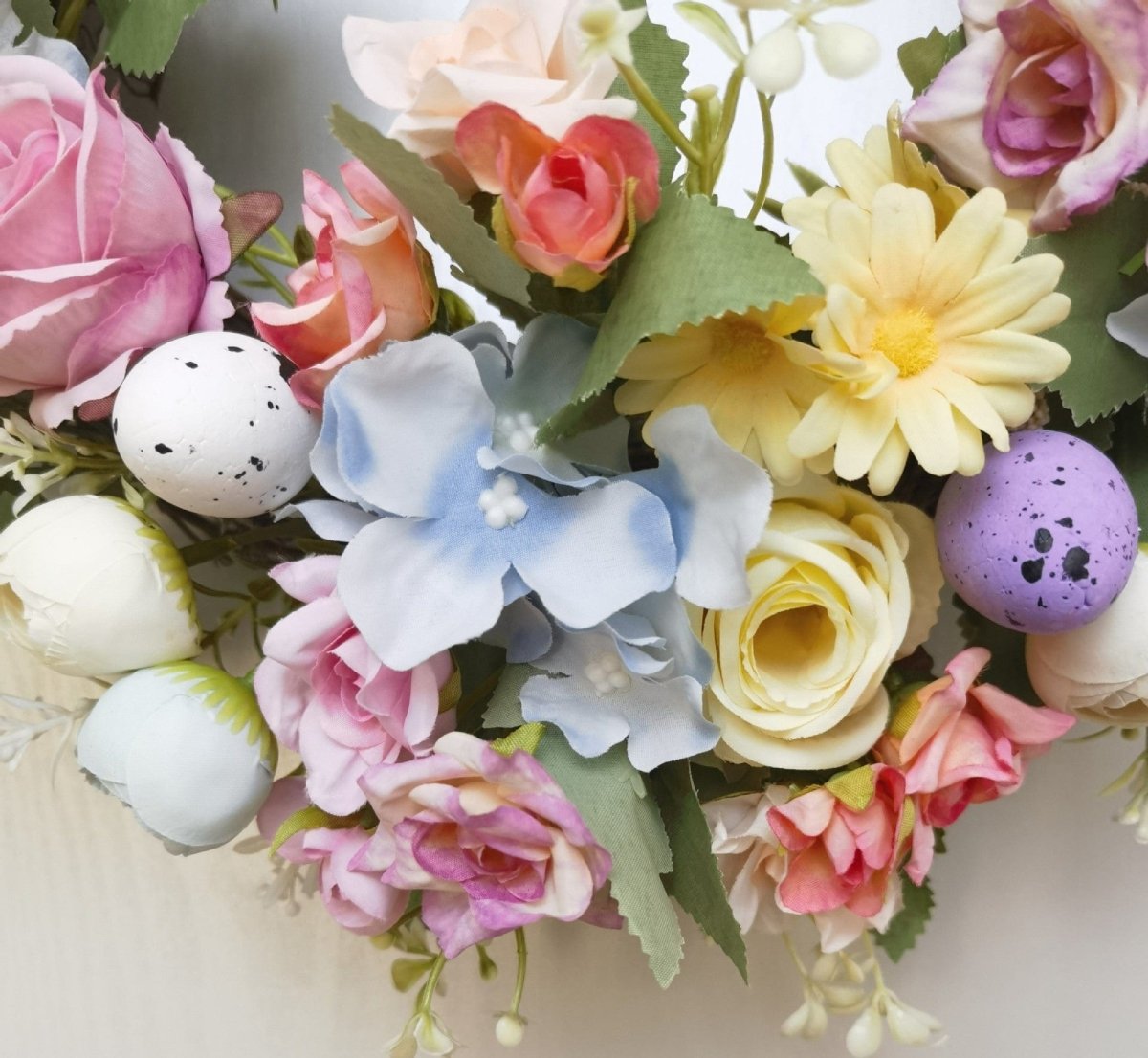Valentine Easter Rose Tea Bag Hydrangea Wreath Accessories CJ   