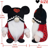 Valentine Mouse  Scandinavian Tomte Elf Doll Gnomes Plush Decor  Amz   