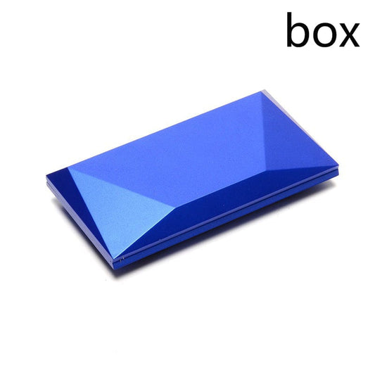 Valentine's Day Gift: 3D Love Box Heart-shaped Rose Flower Rotating Ring Box Accessories CJ Blue2  