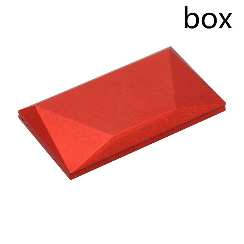 Valentine's Day Gift: 3D Love Box Heart-shaped Rose Flower Rotating Ring Box Accessories CJ Red2  