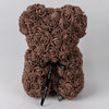 Valentine's Day Gift Rose Bear Eternal Flower Rose Teddy Bear PE Foam Bear 25cm Valentines Day Gifts CJ Coffee  