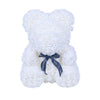 Valentine's Day Gift Rose Bear Eternal Flower Rose Teddy Bear PE Foam Bear 25cm Valentines Day Gifts CJ White1  