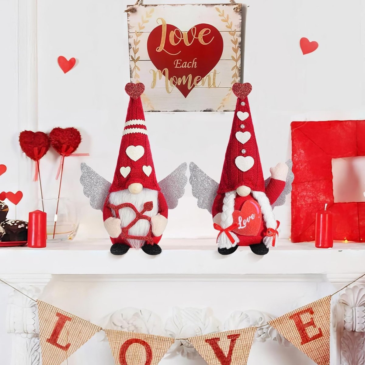 Valentines Day Cupid'S Love Gnomes Decorations  ebasketonline   