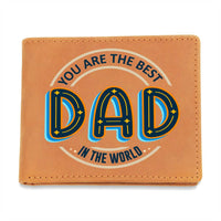 Wallet for Dad: You are the Best Dad in the world Jewelry ShineOn Fulfillment Default Title  
