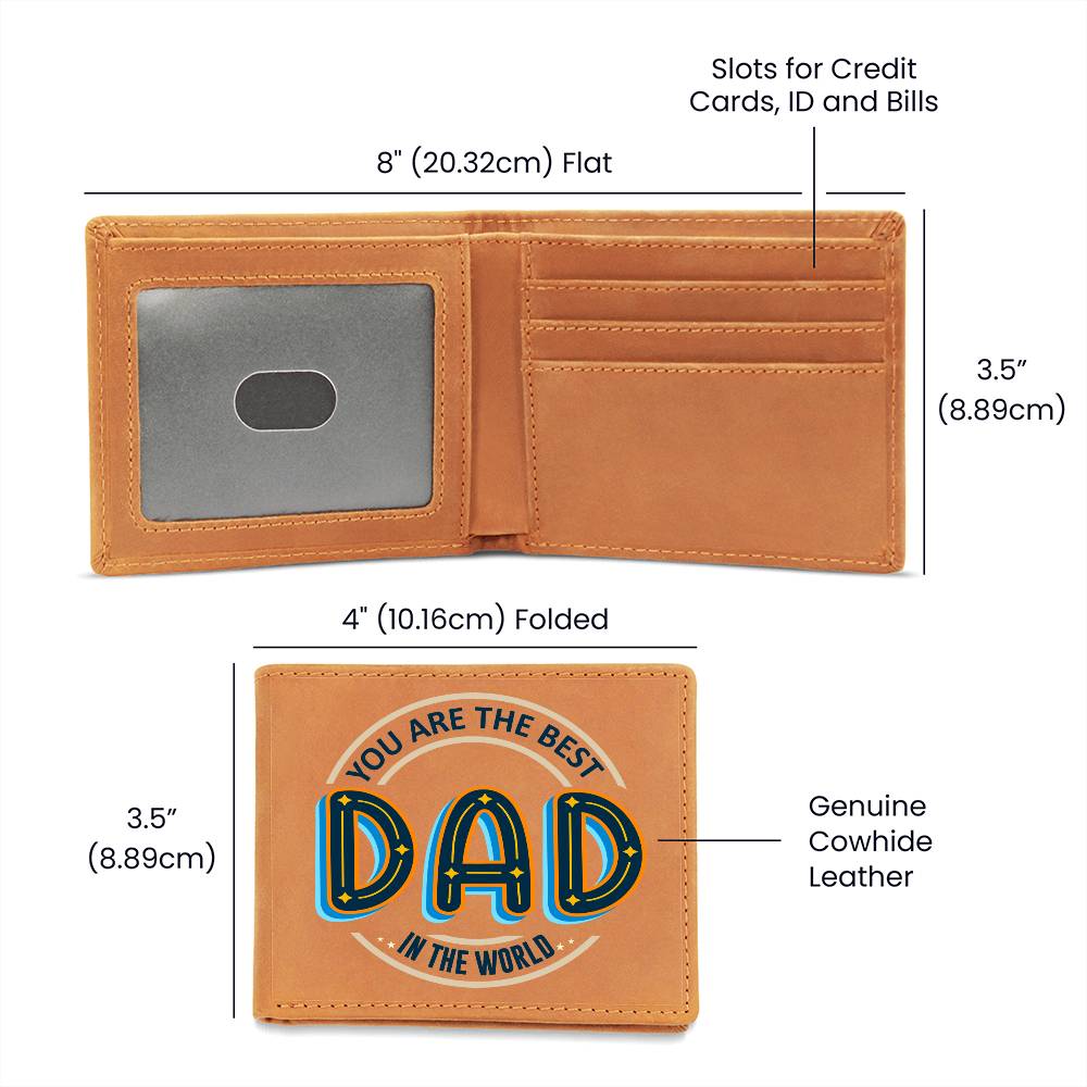 Wallet for Dad: You are the Best Dad in the world Jewelry ShineOn Fulfillment   