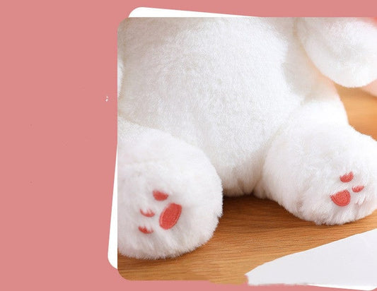 Wanghong Cute Strawberry Rabbit Doll Plush Toy with Transforming Feature Accessories CJ   