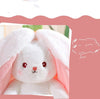 Wanghong Cute Strawberry Rabbit Doll Plush Toy with Transforming Feature Accessories CJ   