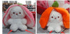 Wanghong Cute Strawberry Rabbit Doll Plush Toy with Transforming Feature Accessories CJ Set1 18cm and 18cm 1PC