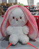 Wanghong Cute Strawberry Rabbit Doll Plush Toy with Transforming Feature Accessories CJ Strawberry 18cm 1PC