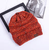 Warm and Stylish Chunky Cable Knit High Bun Ponytail Beanie Hat for Women Home & Garden Pink Lucy Orange red  