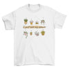 Wet my plants gardening t-shirt design T-shirts Turquoise Theseus S WHITE 