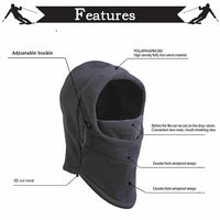 Windproof Fleece Neck Winter Warm Balaclava Ski Full Face Mask for Cold Weather  ebay   