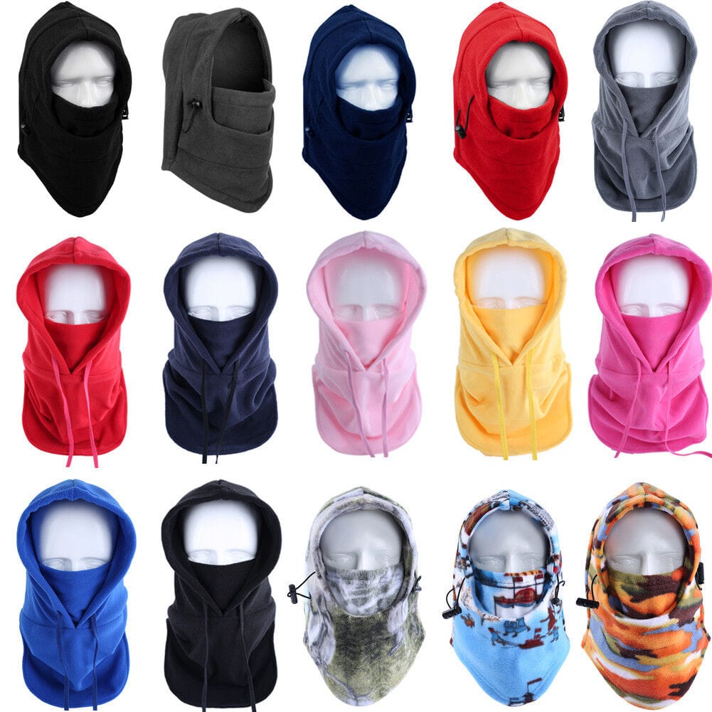 Winter Ready: Unisex Warm Balaclava Hat for Men and Women - Motorcycle, Skiing, Face Mask, Fleece Hood Cap  ebay   