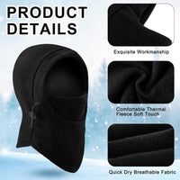 Winter Ready: Unisex Warm Balaclava Hat for Men and Women - Motorcycle, Skiing, Face Mask, Fleece Hood Cap  ebay   