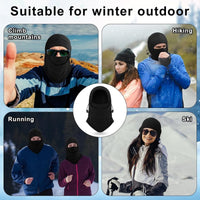 Winter Ready: Unisex Warm Balaclava Hat for Men and Women - Motorcycle, Skiing, Face Mask, Fleece Hood Cap  ebay   