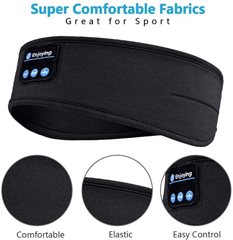 Wireless Bluetooth Sleeping Headband Audio & Video Almandine   