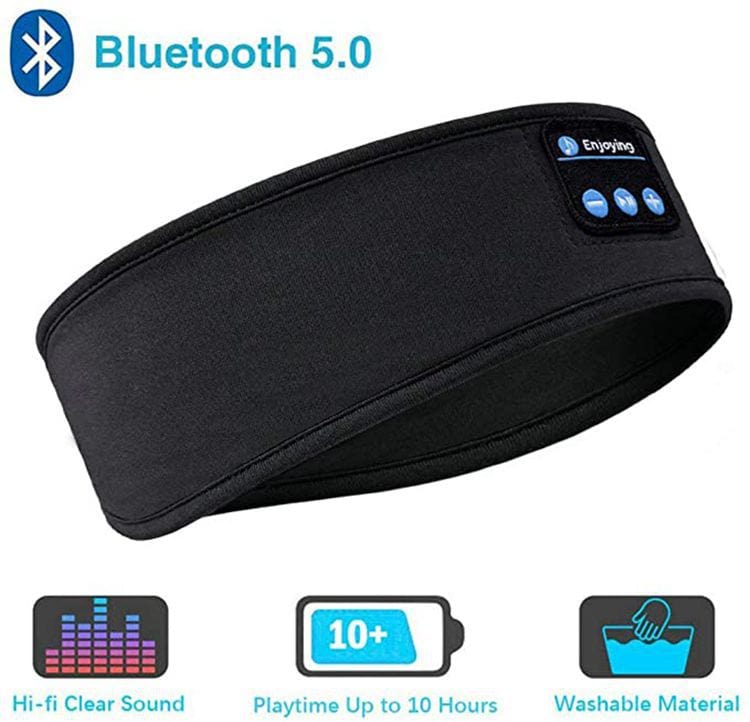 Wireless Bluetooth Sleeping Headband Audio & Video Almandine   