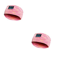 Wireless Bluetooth Sleeping Headband Audio & Video Almandine Pink 2pcs  
